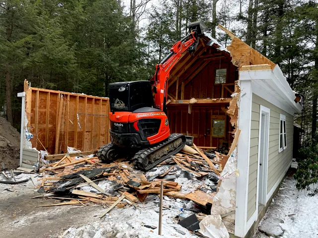 Demolition of Garage Sunapee, NH